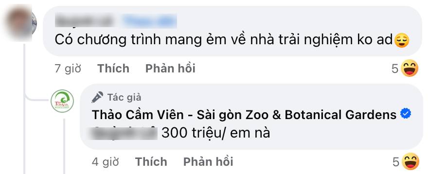 Thảo Cầm Viên mở chương trình 