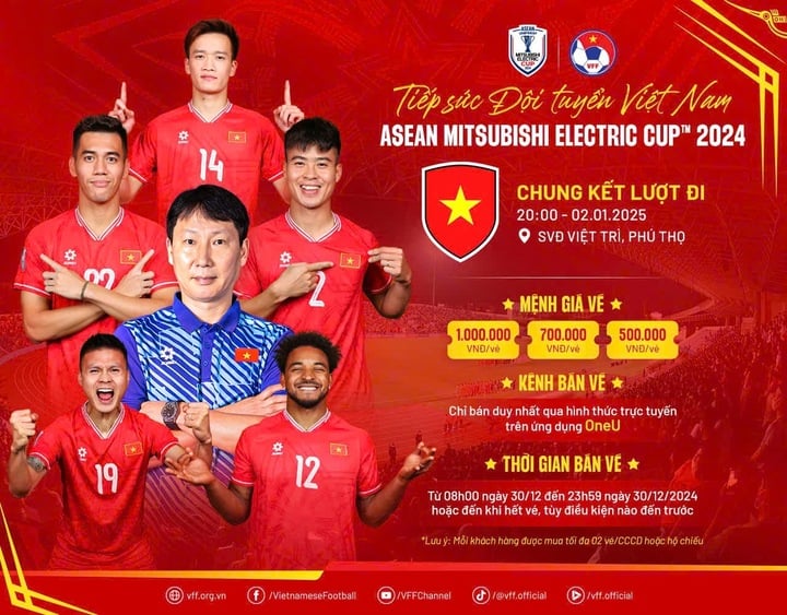 Ứng dụng quá tải, hoãn bán vé chung kết AFF Cup 2024 của tuyển Việt Nam- Ảnh 1.