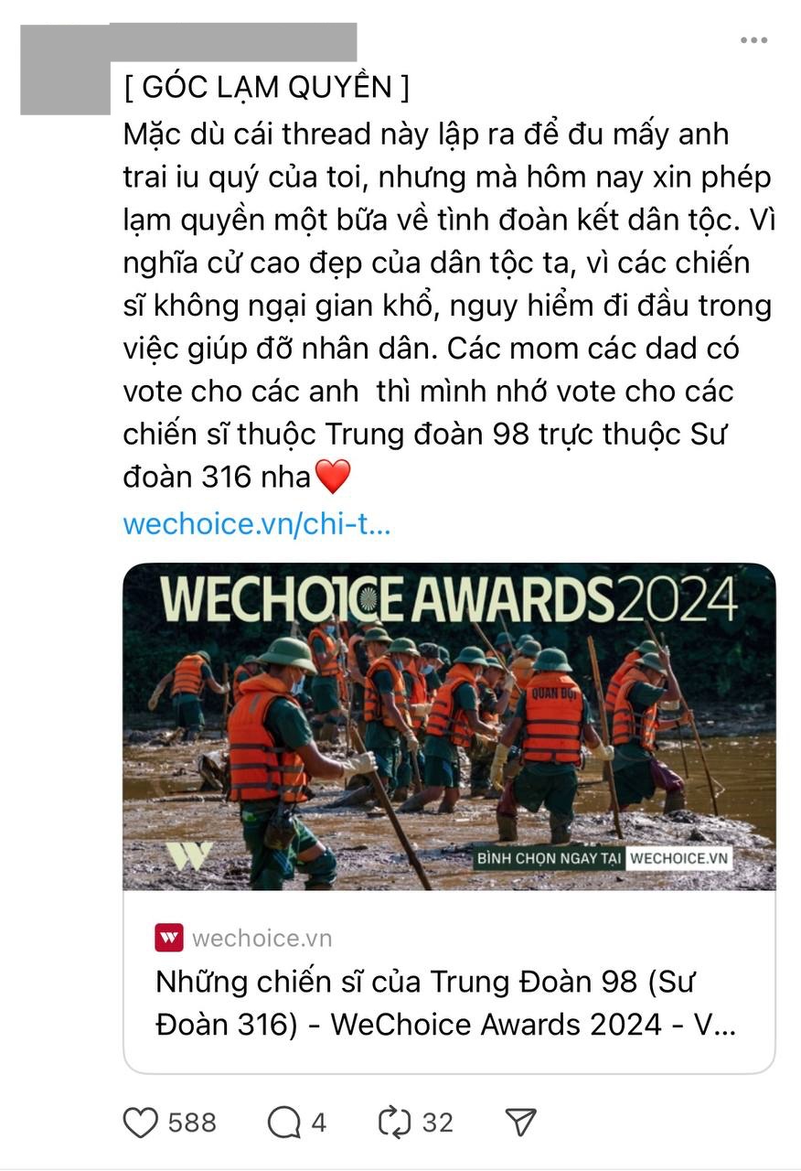 “Đến WeChoice Awards 2024 vì các Anh Trai nhưng ở lại vì tất cả nhân vật truyền cảm hứng”- Ảnh 6.