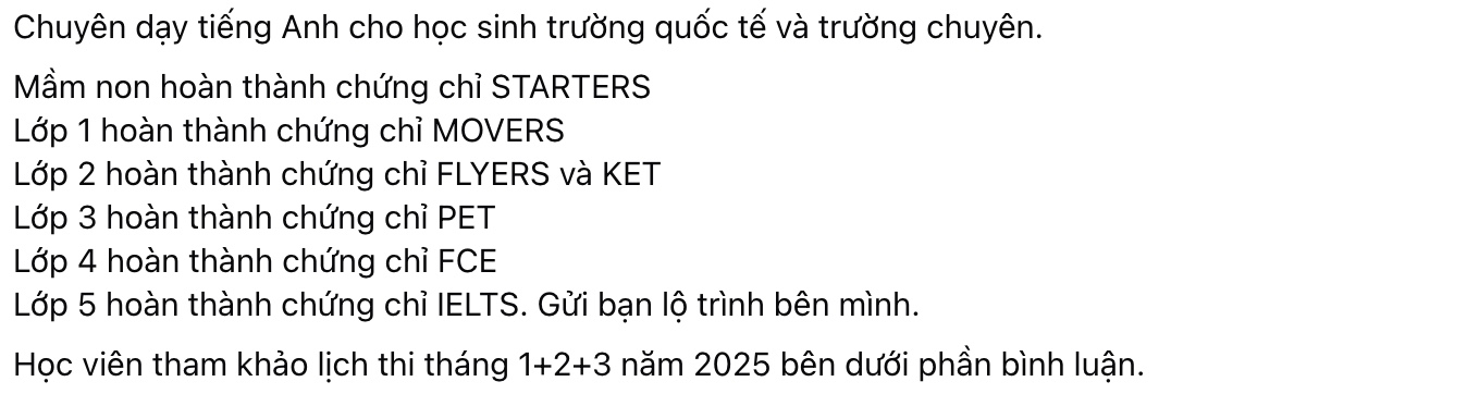 Bảng quảng cáo thành tích học viên của một giáo viên tiếng Anh ở TP.HCM gây tranh cãi: Con chúng ta là siêu nhân hết rồi à?- Ảnh 1.