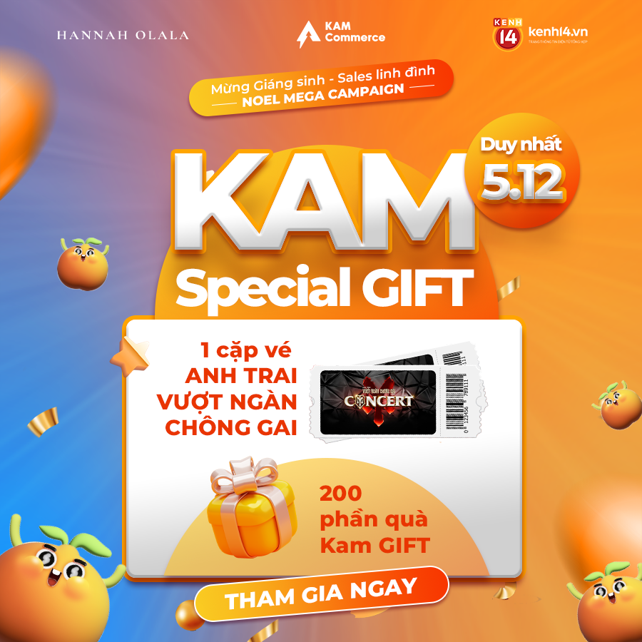 KAM ON số 01 cùng Hannah Olala săn quà tặng vé concert Anh Trai Vượt Ngàn Chông Gai- Ảnh 3.