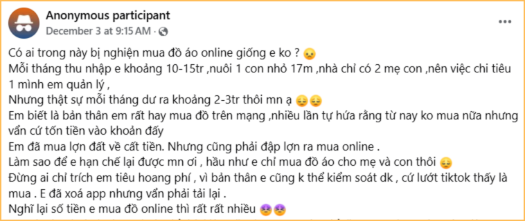 Cố tiết kiệm nhưng cuối c&ugrave;ng vẫn ti&ecirc;u hết sạch tiền, c&ocirc; g&aacute;i tiết lộ l&yacute; do khiến nhiều người giật m&igrave;nh- Ảnh 1.