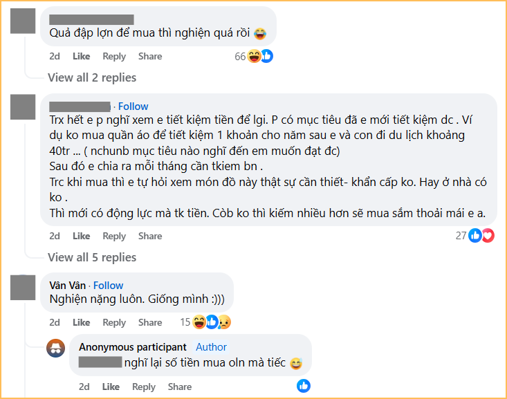 Cố tiết kiệm nhưng cuối c&ugrave;ng vẫn ti&ecirc;u hết sạch tiền, c&ocirc; g&aacute;i tiết lộ l&yacute; do khiến nhiều người giật m&igrave;nh- Ảnh 2.