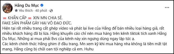 Thông tin khẩn cấp từ Hằng Du Mục- Ảnh 2.