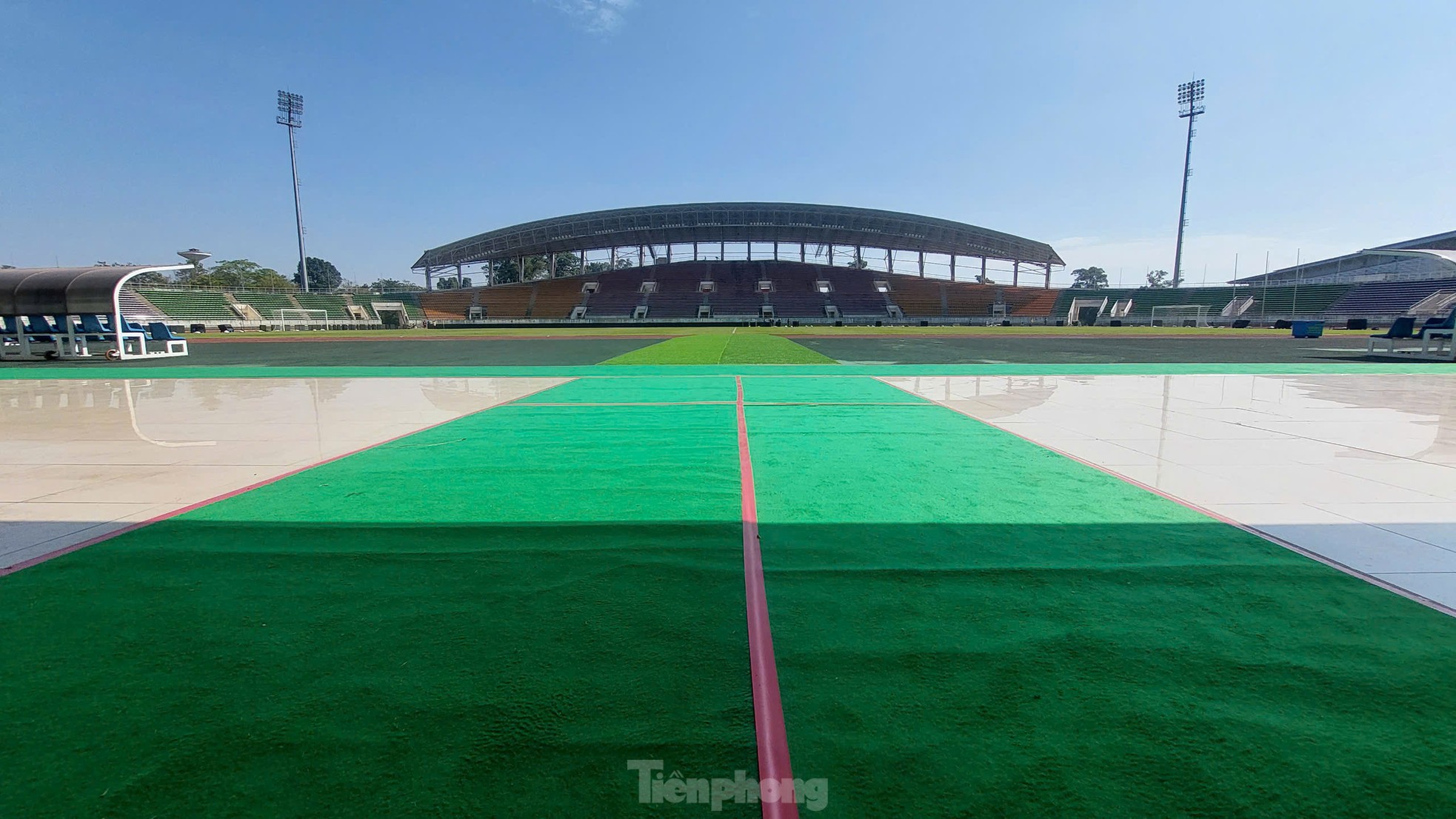 Cận cảnh New Laos National Stadium, nơi diễn ra trận ra qu&acirc;n ASEAN Cup 2024 của đội tuyển Việt Nam- Ảnh 4.