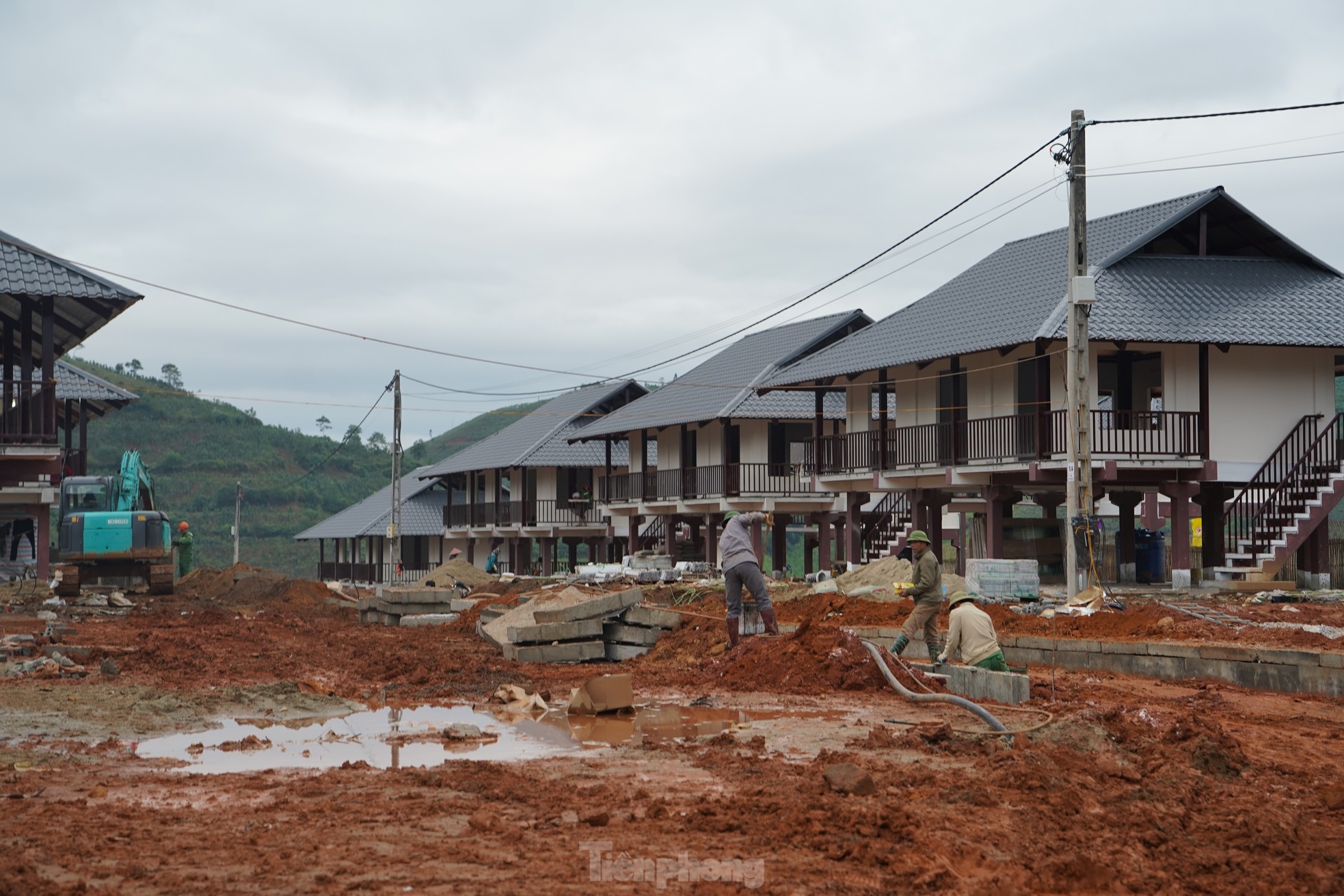 Người d&acirc;n L&agrave;ng Nủ dựng vườn, trồng hoa chuẩn bị về nh&agrave; mới- Ảnh 3.
