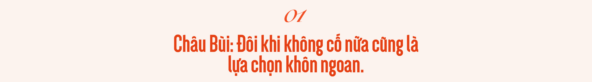 Binz và Châu Bùi: Người thương mình đủ nhiều sẽ không làm mình buồn