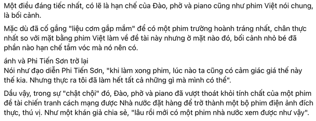 Khán giả review Đào, Phở và Piano: Ai trót yêu Hà Nội xem phim này sẽ càng thấy yêu hơn! - Ảnh 5.