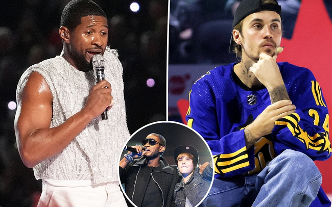 Usher tiết lộ lý do Justin Bieber từ chối tham gia Super Bowl 2024 Halftime Show - Ảnh 1.
