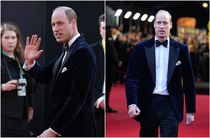 Hoàng tử William lần đầu tiên không có sự hỗ trợ của Kate trên thảm đỏ BAFTA vẫn gây nổ với khoảnh khắc bên David Beckham