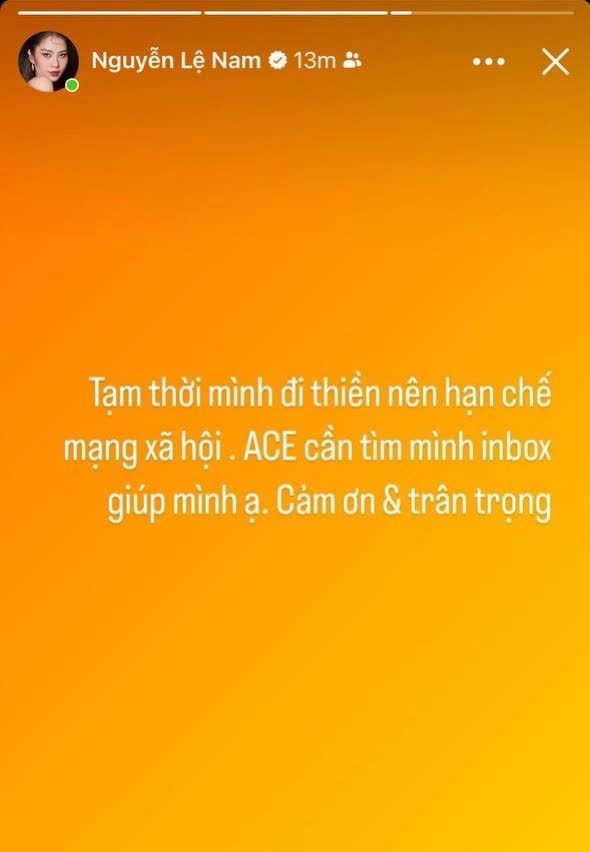 Nam Anh thông báo hạn chế sử dụng mạng xã hội, tiết lộ tình hình hiện tại - Ảnh 3.