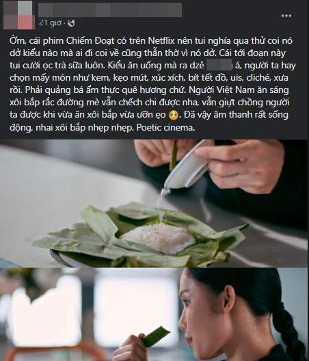 Nữ chính phim Việt top 1 Netflix bị chỉ trích vì vừa ăn xôi vừa diễn sexy, netizen than đúng là thảm họa 18+ - Ảnh 4.