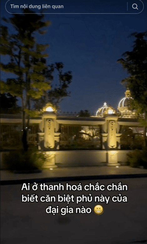 Biệt phủ ở Thanh H&oacute;a nh&igrave;n như l&acirc;u đ&agrave;i nơi n&agrave;ng c&ocirc;ng ch&uacute;a đang đợi t&igrave;nh y&ecirc;u của đời m&igrave;nh, d&acirc;n mạng... kh&ocirc;ng ai d&aacute;m nhận l&agrave; ho&agrave;ng tử! - Ảnh 1.