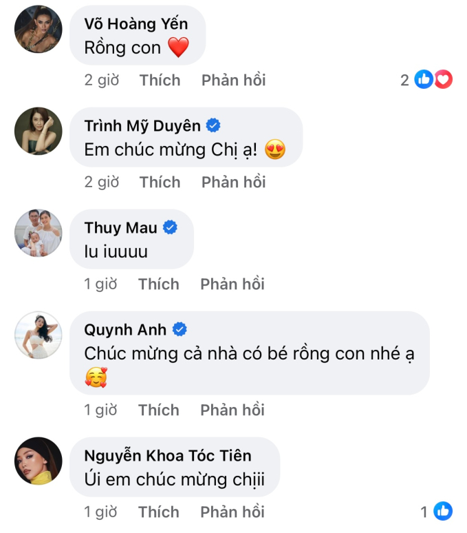 &Aacute; hậu Ho&agrave;ng My mang thai con đầu l&ograve;ng, d&agrave;n sao Việt đồng loạt ch&uacute;c mừng - Ảnh 2.