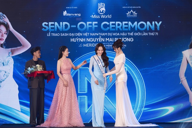 Hoa hậu Mai Phương công bố loạt váy áo tại Miss World, 1 nhân vật đặc biệt và dàn Hậu đình đám góp mặt - Ảnh 3.