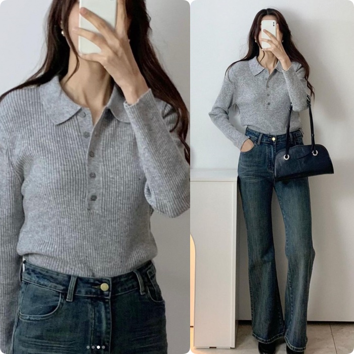 View - Áo len + quần jeans: Cặp đôi giúp nàng công sở tuổi 30+ thêm duyên dáng, thanh lịch ngày cuối năm