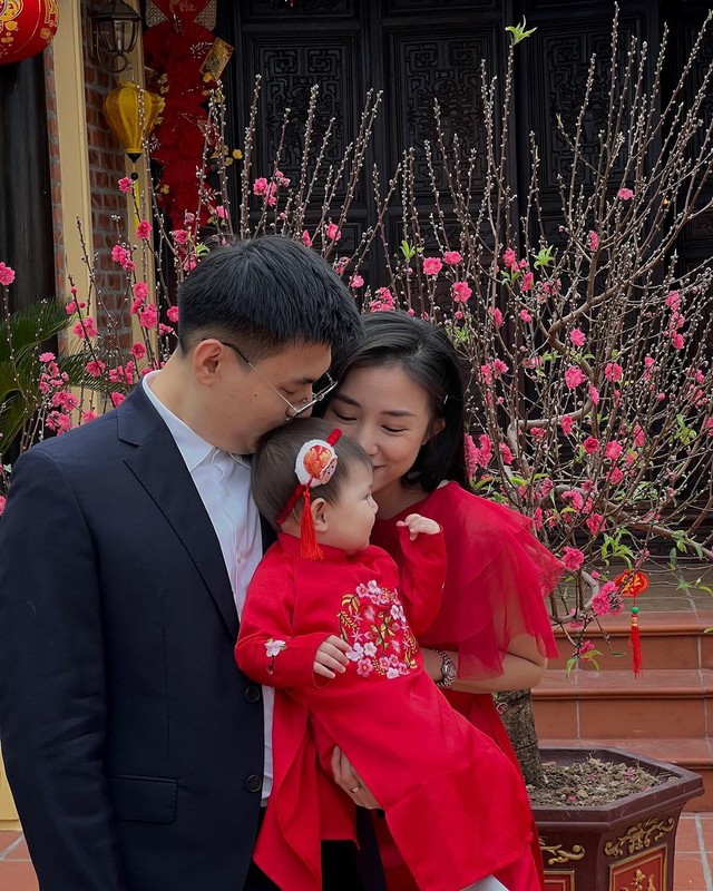 1001 mẫu áo dài Tết của elm Pam, diện lên đúng chuẩn: Xinh ngoan iu của mẹ đây rồi! - Ảnh 10.