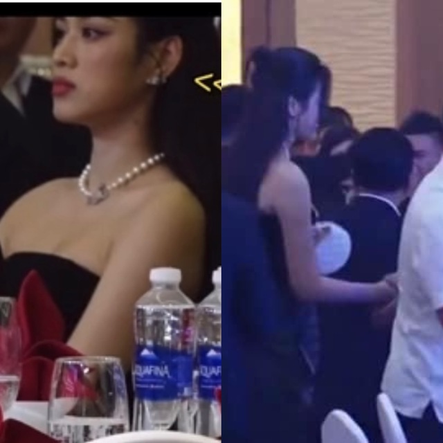 Hoa hậu Đỗ Hà bị soi hình hẹn hò với thiếu gia, có hành động gây chú ý trong tiệc tất niên - Ảnh 3.