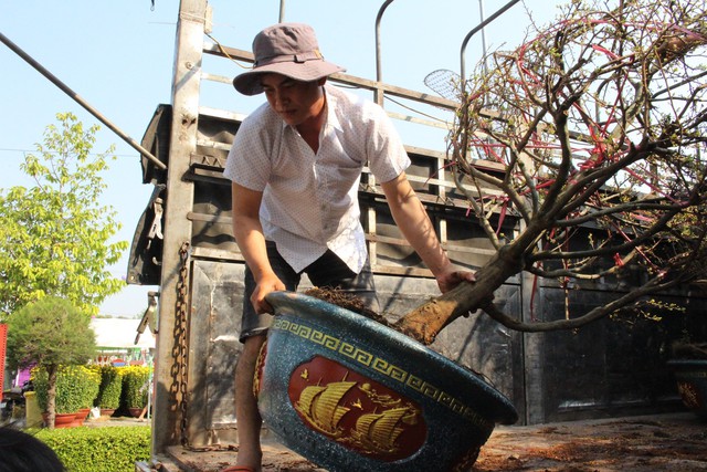 Một năm khó khăn, thương lái ở Bình Dương lo hoa ế đến đêm 30 Tết - Ảnh 3.