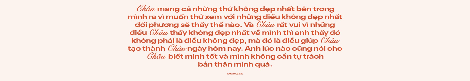Binz và Châu Bùi: Người thương mình đủ nhiều sẽ không làm mình buồn