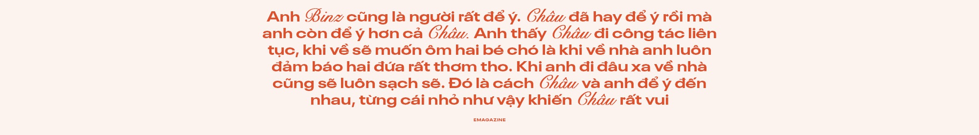 Binz và Châu Bùi: Người thương mình đủ nhiều sẽ không làm mình buồn