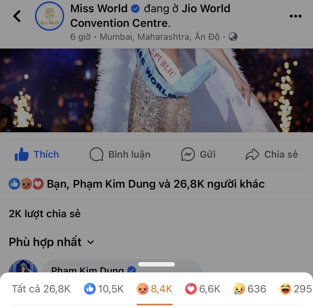 View - Miss World 2024 gặp biến ngay sau Chung kết, nhận bão phẫn nộ trên MXH