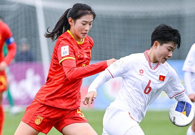 Ghi bàn vào lưới Trung Quốc, Việt Nam hoàn thành mục tiêu ở giải U20 nữ châu Á - Ảnh 1.