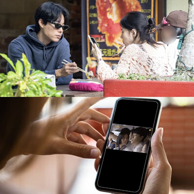 Loạt ảnh chế biểu cảm của Han So Hee với Ryu Jun Yeol ở Hawaii gây sốt: Sáng thứ 2, đang ăn thì sếp nhắn! - Ảnh 10.