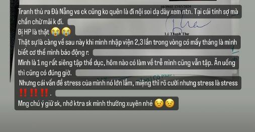 Vợ trung vệ điển trai nhất nhì làng bóng đá Việt Nam phải đi viện kiểm tra vì stress, có chuyện gì đây? - Ảnh 1.