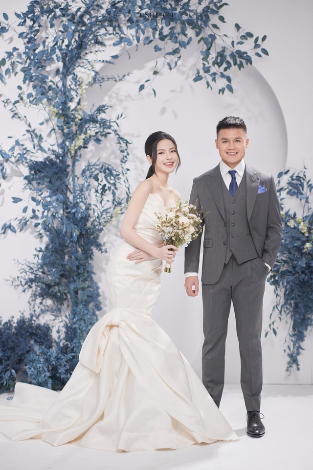 Xả loạt ảnh cưới nét căng của Quang Hải - Chu Thanh Huyền, cô dâu chơi lớn diện đến 7 bộ váy cưới? - Ảnh 12.