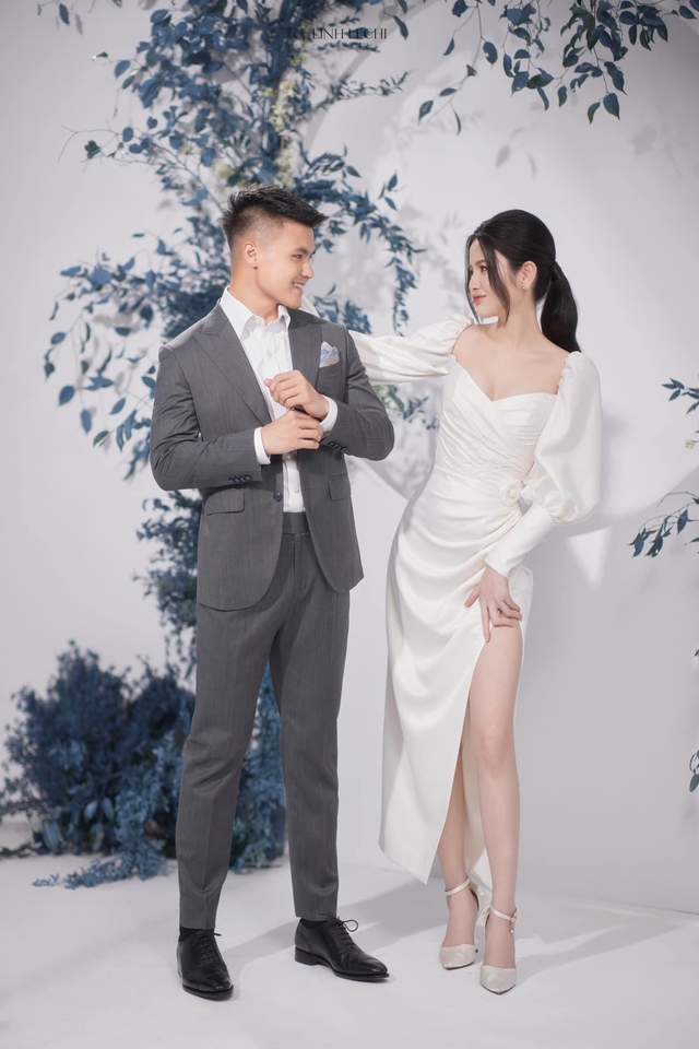 Xả loạt ảnh cưới nét căng của Quang Hải - Chu Thanh Huyền, cô dâu chơi lớn diện đến 7 bộ váy cưới? - Ảnh 10.