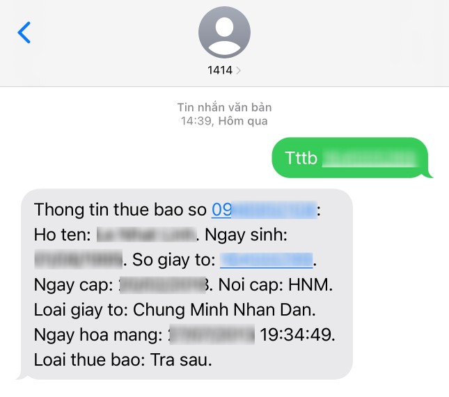 Cách kiểm tra qua tin nhắn miễn phí số lượng SIM điện thoại đăng ký dưới tên của bạn - Ảnh 1.