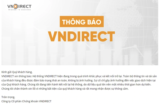 Bộ Công an điều tra vụ VNDirect bị hacker tấn công - Ảnh 1.