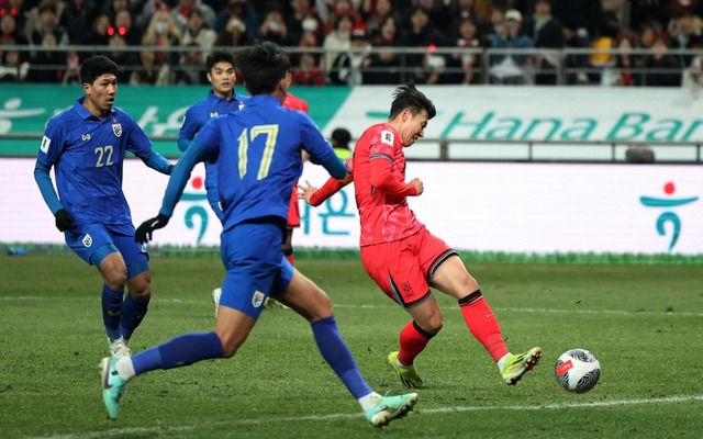 TRỰC TIẾP Thái Lan 0-3 Hàn Quốc: Voi chiến chịu chung số phận với tuyển Việt Nam - Ảnh 6.