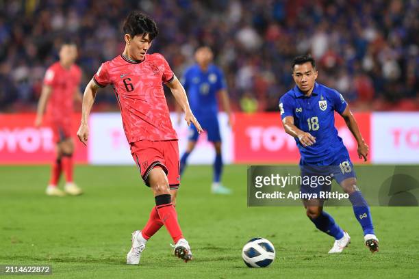 TRỰC TIẾP Thái Lan 0-3 Hàn Quốc: Voi chiến chịu chung số phận với tuyển Việt Nam - Ảnh 1.