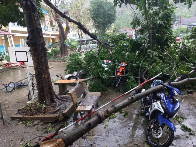 Mưa lớn kèm gió lốc khiến nhiều ngôi nhà, trường học ở Hà Giang bị hư hỏng - Ảnh 7.