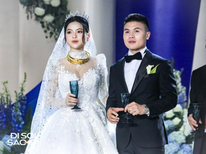 Đôi môi thiếu tự nhiên của Chu Thanh Huyền trong ngày cưới bất ngờ lại rơi vào vòng xoáy thị phi - Ảnh 3.