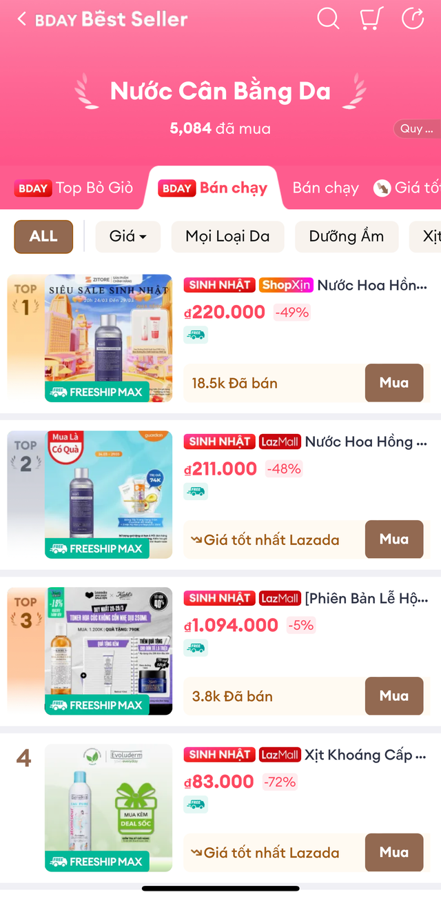 Toner quốc dân với gần 83.000 lượt bán trên Lazada: Chiếm lĩnh BXH bán chạy, giá bình dân, chất lượng ổn - Ảnh 2.