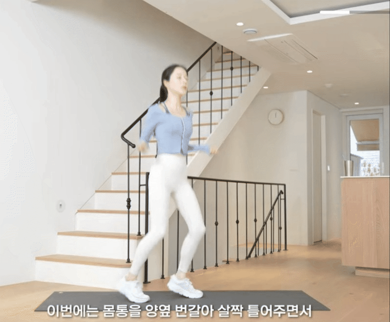 HLV người Hàn hướng dẫn chị em 5 động tác nhảy dây tại nhà có thể giảm 3kg/tuần - Ảnh 6.
