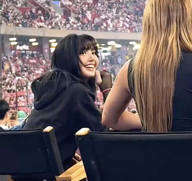 Fan Trung bật khóc vì một hành động của Lisa (BLACKPINK) tại concert Taylor Swift sau ồn ào tẩy chay - Ảnh 1.