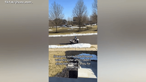 Bị mẹ cấm ăn thứ đồ ngon m&ecirc; ly buổi s&aacute;ng, cậu b&eacute; v&ugrave;ng vằng x&aacute;ch vali bỏ đi, h&agrave;nh trang mang theo khiến d&acirc;n mạng kh&ocirc;ng nhịn được cười - Ảnh 1.