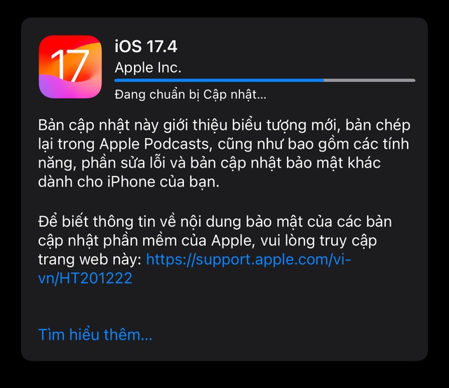 Apple chính thức tung ra iOS 17.4, cho phép cài đặt ứng dụng ngoài luồng không cần App Store - Ảnh 1.