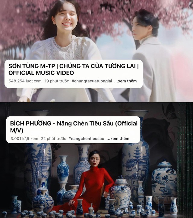 Bích Phương tung MV comeback mà cứ ngỡ Cắt Đôi Nỗi Sầu ver 2, lượt view ra mắt so với Sơn Tùng thế nào? - Ảnh 9.