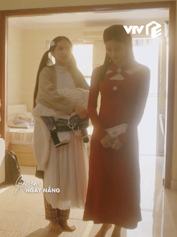 Xuất hiện chiếc váy thảm hoạ ở phim Việt giờ vàng, netizen than hợp bà nội nam chính hơn - Ảnh 3.