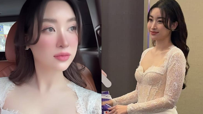 Hoa hậu Đỗ Mỹ Linh khoe visual ngọt ng&agrave;o, trở th&agrave;nh đại sứ trong ng&agrave;y gia đ&igrave;nh chồng Chủ tịch gặp mặt đầu năm - Ảnh 1.