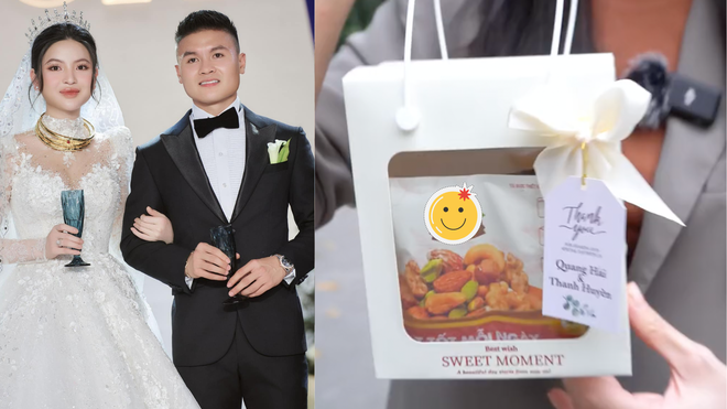 Hé lộ món quà Quang Hải và Chu Thanh Huyền tặng khách dự cưới ở khách sạn 5 sao thay lời cảm ơn - Ảnh 1.