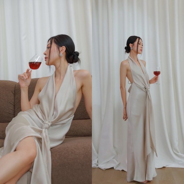 Chấm điểm 10 cho trang phục đi ăn cưới của Hoa hậu Đặng Thu Thảo: Thanh lịch, nền nã, sang trọng - Ảnh 10.