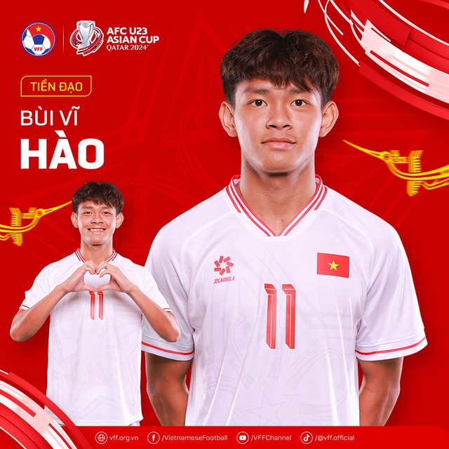 Tất tần tật về 23 cầu thủ U23 Việt Nam tham dự VCK U23 châu Á 2024 - Ảnh 24.