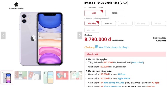 Mẫu iPhone bán chạy nhất Việt Nam đang sập giá - Ảnh 1.