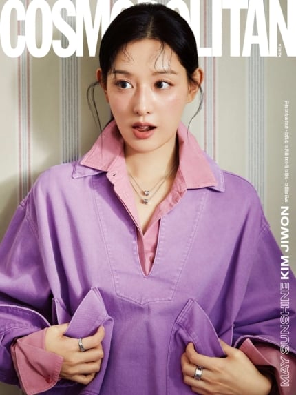 Kim Ji Won siêu ngọt ngào trong loạt ảnh mới trên Cosmopolitan - Ảnh 2.